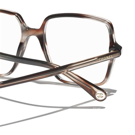 Square Eyeglasses Acetate Brown Tortoise & Grey .